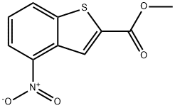 Methyl 4-nitrobenzo[b]thiophene-2-carboxylate Structure
