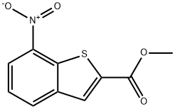 7-硝基苯并[B]噻吩-2-甲酸甲酯, 34084-89-4, 结构式
