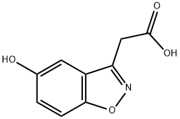 2-(5-羟基苯并[D]异噁唑-3-基)乙酸,34173-03-0,结构式