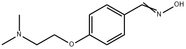4-[2-(ジメチルアミノ)エトキシ]ベンズアルデヒド=オキシム 化学構造式