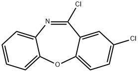 2,11-二氯二苯并[B,F] [1,4]氧氮杂, 3455-14-9, 结构式