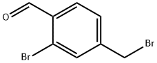 2-bromo-4-(bromomethyl)benzaldehyde Structure