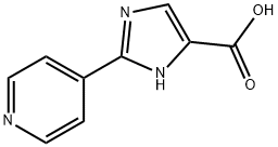 2-(吡啶-4-基)-1H-咪唑-5-羧酸, 34626-06-7, 结构式