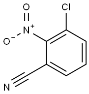 3-クロロ-2-ニトロベンゾニトリル 化学構造式
