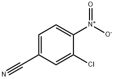 3-氯-4-硝基苯甲腈,34662-29-8,结构式