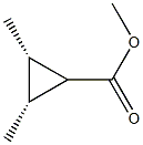 2-CIS-3-CIS-二甲基环丙烷甲酸, 34669-52-8, 结构式