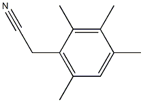 Benzeneacetonitrile, 2,3,4,6-tetraMethyl- Structure