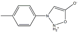 1,2,3-OxadiazoliuM, 5-hydroxy-3-(4-Methylphenyl)-, inner salt Struktur