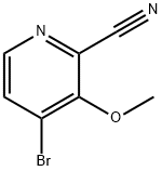 4-BroMo-3-Methoxypicolinonitrile Structure
