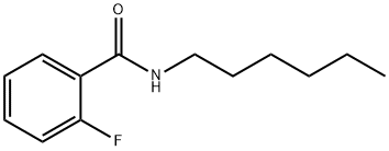 2-氟-N-N-己基苯甲酰胺,349128-58-1,结构式