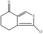 1-氯-6,7-二氢苯并[C]噻吩-4(5H)-酮 结构式