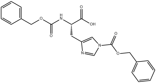 N,1-Bis-Cbz-L-histidine Structure