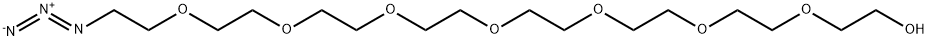 alpha-Azido-omega-hydroxy octa(ethylene glycol) Structure