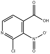 2-Chloro-3-nitro-4-pyridinecarboxylic acid Structure