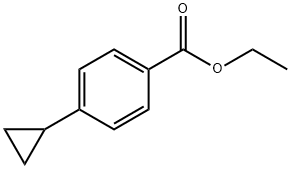 4-环丙基苯甲酸乙酯, 35391-85-6, 结构式