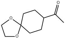 1-(1,4-ジオキサスピロ[4.5]デカン-8-イル)エタノン 化学構造式