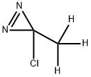 3-Chloro-3-(methyl-D<sub>3</sub>)-3H-diazirine Structure