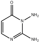 2,3-二氨基嘧啶-4(3H)-酮 结构式