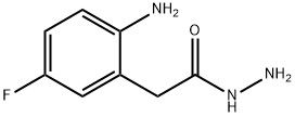 2-(2-aMino-5-fluorophenyl)acetohydrazide Structure