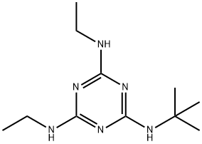 Bis(ethylaMino)-tert-butylaMino-s-triazine Structure