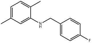 N-(4-Fluorobenzyl)-2,5-diMethylaniline, 97% 化学構造式