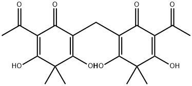 アルバスピジンAA 化学構造式