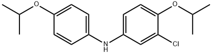 3-Chloro-4-isopropoxy-N-(4-isopropoxyphenyl)aniline Structure