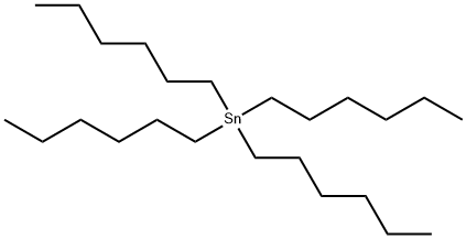 Tetrahexyltin Struktur