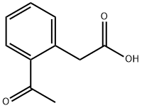 2-(2-乙酰苯基)乙酸, 36073-90-2, 结构式
