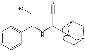 Tricyclo[3.3.1.13,7]decane-1-acetonitrile,.alpha.S)- Structure