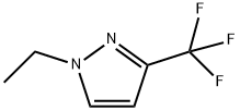 1-エチル-3-(トリフルオロメチル)-1H-ピラゾール 化学構造式