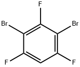 2,4-ジブロモ-1,3,5-トリフルオロベンゼン 化学構造式