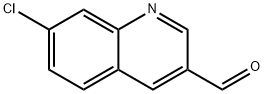 7-氯喹啉-3-甲醛, 363135-55-1, 结构式