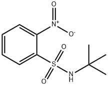 N-TERT-ブチル-2-ニトロベンゼンスルホンアミド 化学構造式