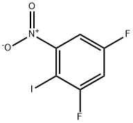 1,5-二氟-2-碘-3-硝基苯 结构式