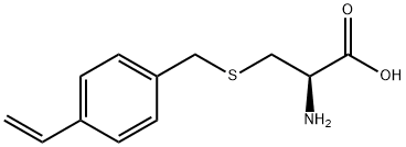 S-[(4-乙烯基)甲基]- L-半胱氨酸 结构式