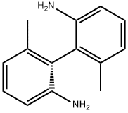 (R)-2,2μ-Diamino-6,6μ-dimethylbiphenyl,  (R)-6,6μ-Dimethyl-2,2μ-diaminobiphenyl,  (R)-6,6μ-Dimethyl-1,1μ-biphenyl-2,2μ-diamine,  (R)-6,6μ-Dimethyl-1,1μ-biphenyl-2,2μ-diyldiamine Structure