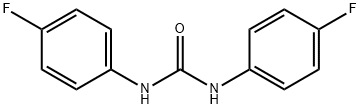 1,3-双(4-氟苯基)脲, 370-22-9, 结构式