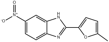 2-(5-Methyl-2-furyl)-5-nitrobenziMidazole, 95% 化学構造式