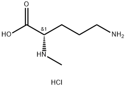 N-METHYL-L-ORNITHINE HYDROCHLORIDE, 37148-99-5, 结构式