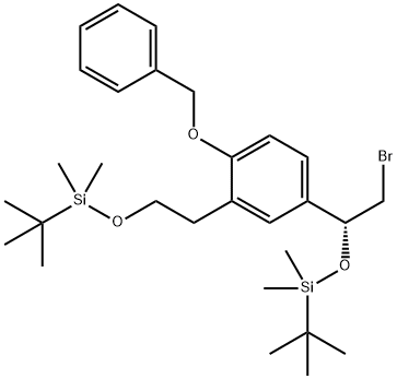 (R)-(1-(4-(Benzyloxy)-3-(2-((tert-butyldiMethylsilyl)oxy)ethyl)phenyl)-2-broMoethoxy)(tert-butyl)diMethylsilane price.