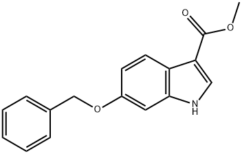 6-(苄氧基)-1H-吲哚-3-羧酸甲酯, 371971-13-0, 结构式