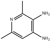 2,6-二甲基吡啶-3,4-二胺 结构式