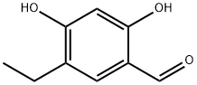 5-乙基-2,4-二羟基苯甲醛 结构式