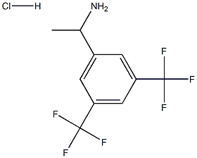 1-(3,5-双三氟甲基苯基)乙胺盐酸盐,374822-27-2,结构式