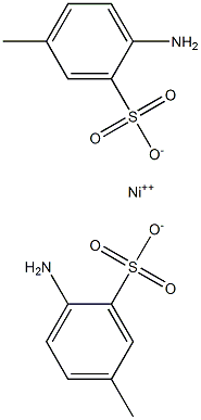 2-アミノ-5-メチルベンゼンスルホン酸ニッケル(II) 化学構造式