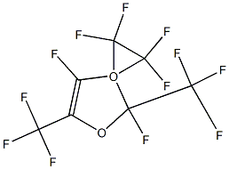 POLY[4,5-DIFLUORO-2,2-BIS(TRIFLUOROMETHYL)-1,3-DIOXOLE-CO-TETRAFLUOROETHYLENE] Struktur