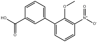 2'-Methoxy-3'-nitro-biphenyl-3-carboxylic acid Structure