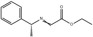 Acetic acid, 2-[[(1R)-1-phenylethyl]iMino]-, ethyl ester Struktur