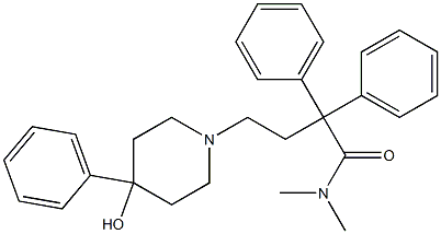 4-羟基-N,N-二甲基-ALPHA,ALPHA,4-三苯基-1-哌啶丁酰胺,37743-41-2,结构式